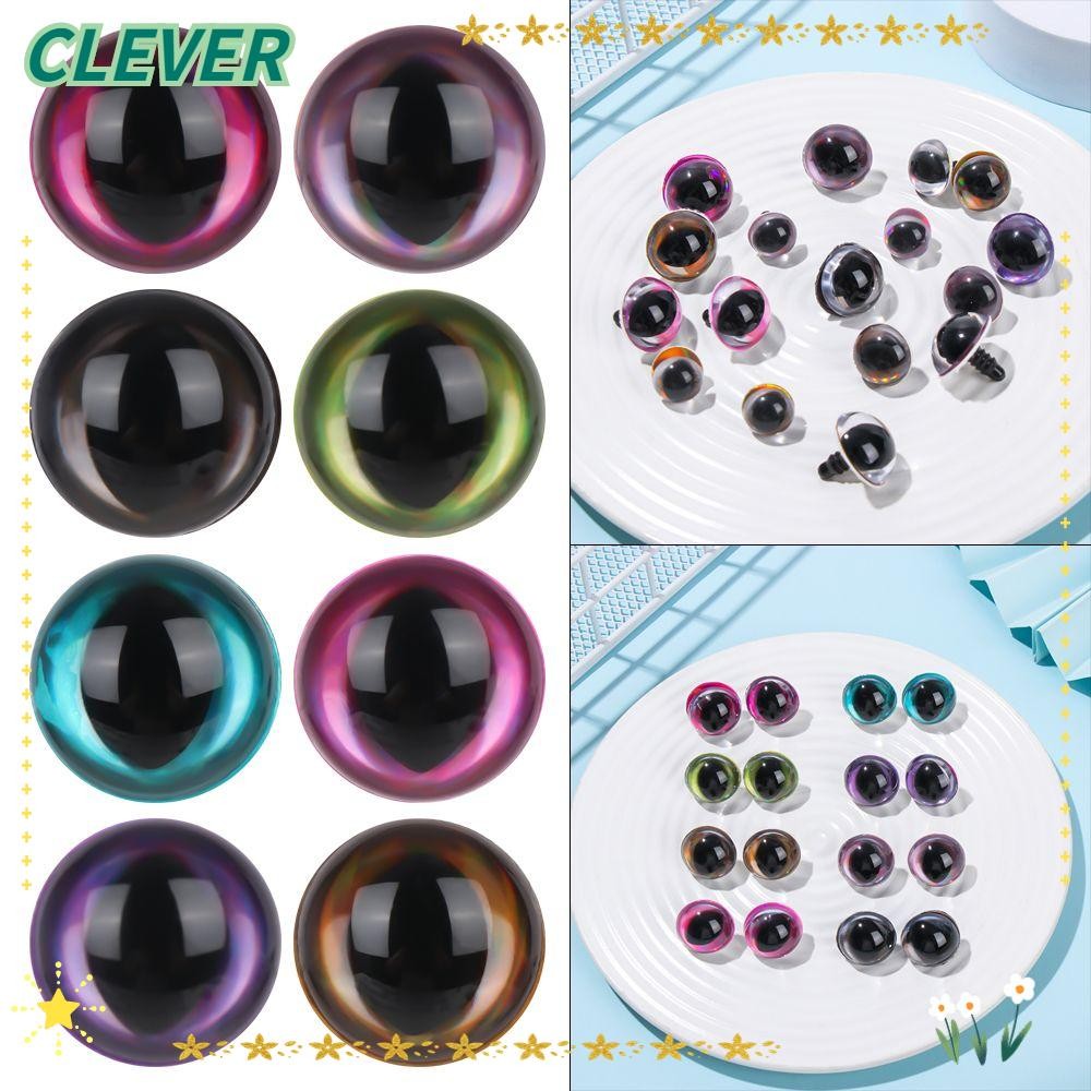 Clever Eyes Cat Eyes 12/15/18mm DIY ตุ๊กตาสัตว์