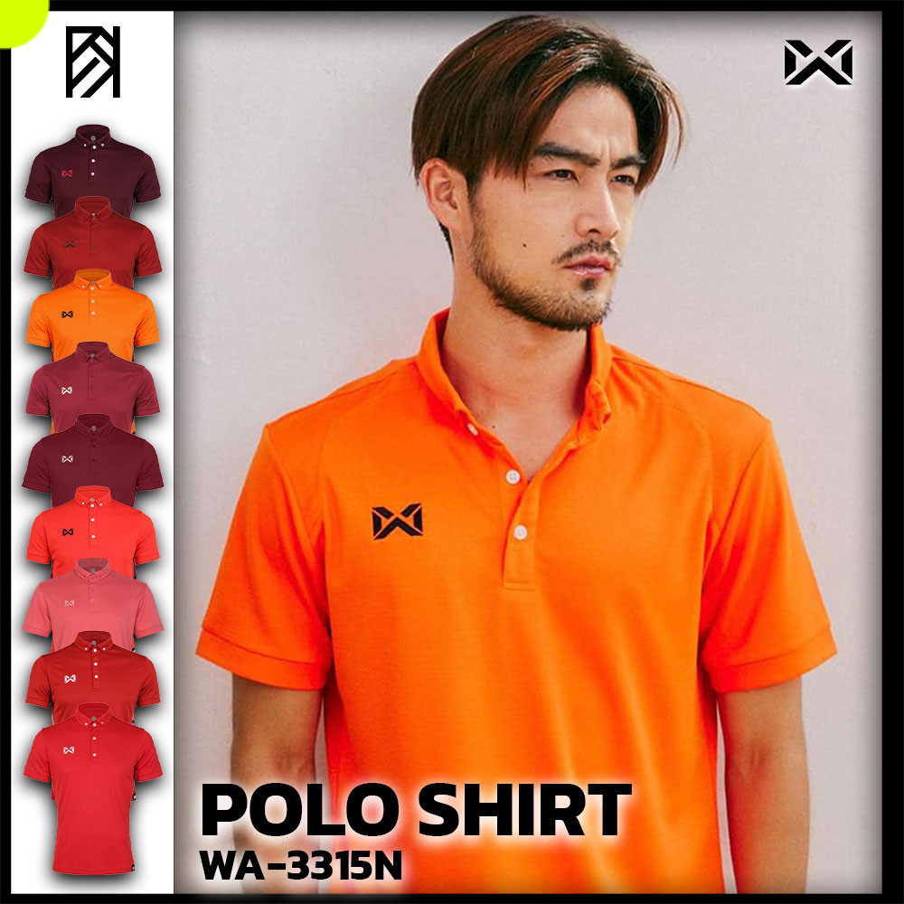 ถูกชัวร์ไม่มั่วนิ่ม Sport เสื้อโปโล WARRIX เสื้อ WA-3315 WA-PLAN15 CLASSIC POLO วอริกซ์ แท้100%