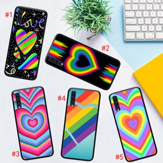 เคสโทรศัพท์มือถือแบบนิ่ม TPU ลายหัวใจ สีรุ้ง HY21 Love LGBT สําหรับ Samsung Galaxy S10 S10E S20 Lite Plus Ultra Fe