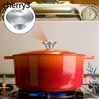 Cherry3 ฝาครอบหม้อ สเตนเลส น้ําหนักเบา คุณภาพสูง แบบเปลี่ยน สําหรับเครื่องครัว 2 ชิ้น