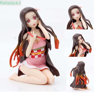 Fishstick1 โมเดลฟิกเกอร์ Demon Slayer Kamado Nezuko ของเล่นสําหรับเด็ก