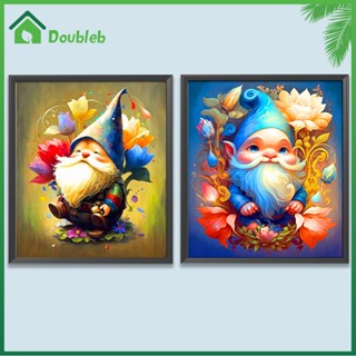 【Doub X ✮】ภาพวาดปักเพชร ทรงกลม ลายคนแคระ 5D DIY สําหรับตกแต่งบ้าน ✮