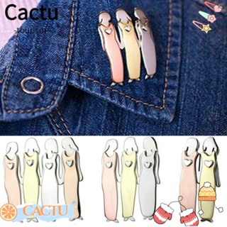 Cactu เข็มกลัดโลหะอัลลอย ลาย Best Friends คุณภาพสูง สําหรับเป็นของขวัญวันเกิด
