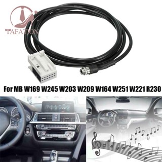 อะแดปเตอร์สายเคเบิลเสียง Aux ตัวเมีย 3.5 มม. 12Pin สําหรับรถยนต์ Mercedes Benz W169 W203 W209 W221 W164 R230