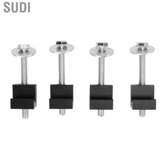 Sudi 4PCS Tool Box Tie Down Tether J Hooks Aluminium Alloy Black Universal for Pickup Truck Pinion Assembly