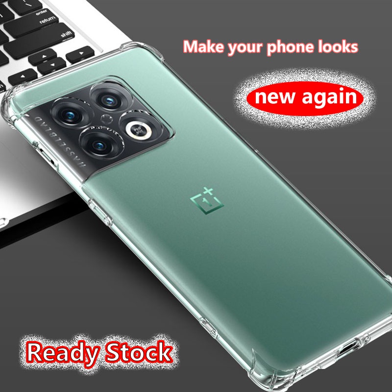 สําหรับ OnePlus 10 Pro 5G NE2210 NE2211 NE2213 NE2215 NE2217 คริสตัลใส 4 มุมกันกระแทกยางนุ่ม Jelly ก