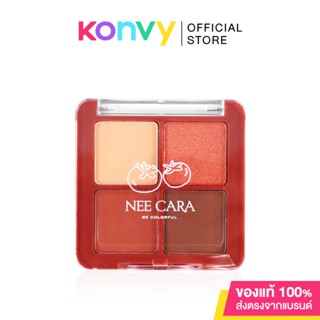 NEE CARA Mini Fruit 4 Shades Eyeshadow Palette 8g #04.