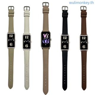 Wu สายรัดข้อมือ สปอร์ตแบนด์ สําหรับ Fit Mini Soft Strap Belt Smartwatch สร้อยข้อมือระบายอากาศ