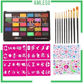 [Amleso] ชุดภาพวาดสี 30 สี สําหรับคอสเพลย์ฮาโลวีน