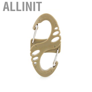 Allinit Mini Carabiner Buckle S Type Made Of Plastic Steel Light Weight BSU