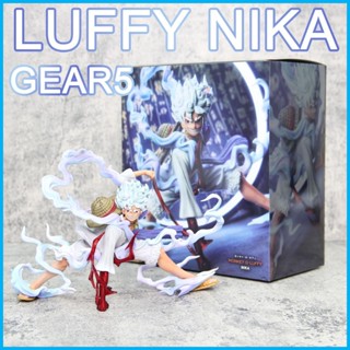 ฟิกเกอร์อนิเมะ One Piece Luffy NIKA GEAR 5 ขนาด 16 ซม.