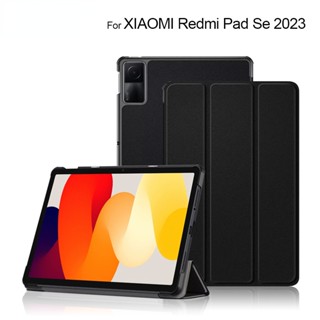 เคสแท็บเล็ต หนัง PU พร้อมขาตั้ง สําหรับ Xiaomi Pad 6 5 Pro Redmi Pad SE 11 นิ้ว 2023 Redmi Pad 10.61