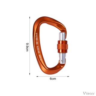 [Viocee] พวงกุญแจคาราบิเนอร์ ตะขอปลดสาย สําหรับเดินทาง ตั้งแคมป์ แบกเป้
