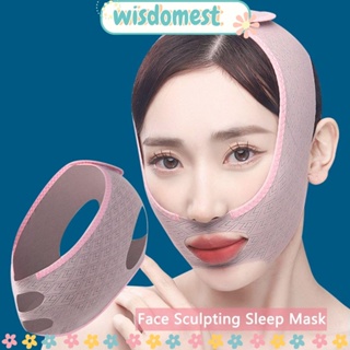 Wisdomest สายรัดคาง ลดคาง กระชับสัดส่วนใบหน้า ออกแบบใหม่