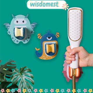 Wisdomest ฐานวางหัวฝักบัวอาบน้ํา แบบติดผนัง ลายการ์ตูน มีกาวในตัว ปรับได้