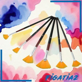 [Figatia2] ชุดแปรงปากกาสีน้ํา สําหรับศิลปินวาดภาพระบายสีน้ํามัน 6 ชิ้น