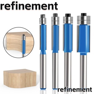 Refinement ดอกกัดมิลลิ่ง เราเตอร์ คาร์ไบด์ แบริ่งคู่ ก้าน 6 มม. ทนทาน สําหรับงานไม้