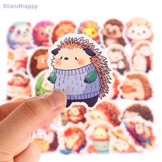 Standhappy ใหม่ สติกเกอร์ ลายการ์ตูนเม่นน่ารัก สําหรับตกแต่งสมุดไดอารี่ โทรศัพท์มือถือ แล็ปท็อป 50 ชิ้น