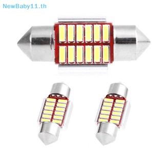 Onebaby โคมไฟอ่านหนังสือ LED 4014 12SMD C5W 31 มม. สําหรับติดตกแต่งภายในรถยนต์ 2 ชิ้น