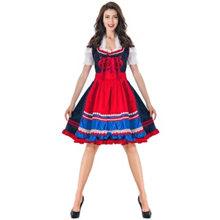 [0709]SZMRP- M-XL Stage Maid Ware Maid Costume Munich, Germany Beer Festival WaiterCostume  Stage play  Costumes  Drama  Role-playing  Fancy dress  Halloween   XVBH