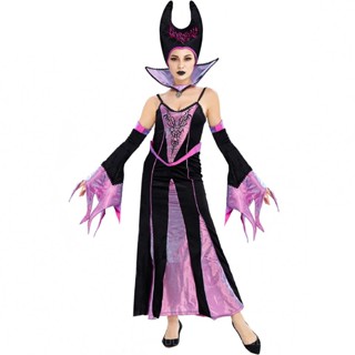 [0709]SZMRP- Sleeping Spell Witch Clothes Evil Demon Queen Uniform Magic Witch Costume Costumes  Drama Costume  Stage play  Role-playing  Halloween  Fancy dress   ZTDB