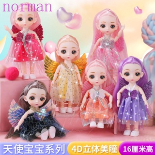 Norman Molly ตุ๊กตาเจ้าหญิง BJD สเกล 1/12 น่ารัก Diy ของเล่นสําหรับเด็ก