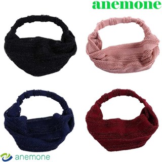 Anemone ที่คาดผม สีพื้น สไตล์เกาหลี เรโทร เหมาะกับฤดูร้อน สําหรับผู้หญิง