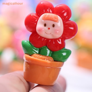 Magicalhour^^ บ้านตุ๊กตาจิ๋ว ดอกไม้สี เฟอร์นิเจอร์ ตกแต่งบ้านตุ๊กตา จําลอง s *new