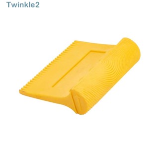 Twinkle อุปกรณ์ลูกกลิ้งยาง ลายไม้ สีเหลือง สําหรับใช้ในการเพ้นท์ตกแต่งเล็บ DIY