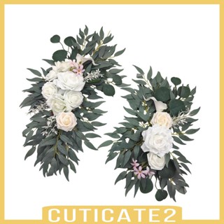 [Cuticate2] ซุ้มประตู ลายดอกไม้ สําหรับติดผนัง โต๊ะ รถยนต์ งานแต่งงาน