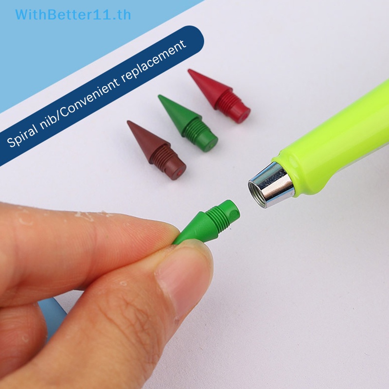Better ไส้ดินสอ ลบได้ หลากสี แบบเปลี่ยน สําหรับวาดภาพศิลปะ ร่างภาพ 12 ชิ้น