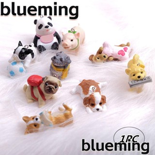 Blueming2 จี้รูปสุนัข แพนด้า แมวน่ารัก 1 ชิ้น สําหรับตกแต่งกระจกมองหลังรถยนต์