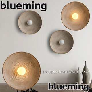 Blueming2 โคมไฟติดผนัง โคมไฟ Wabi-Sabi ห้องนั่งเล่น ห้องนอน เรซิน