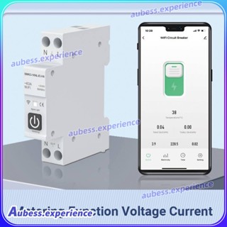 Tuya Wifi Smart Circuit Breaker 63a 1p + n รีโมทสวิทช์ควบคุมทำงานร่วมกับ Smart Life Alexa Google Home Timer Switch Experth