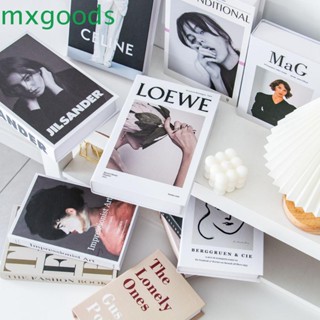 Mxgoods โมเดลหนังสือจําลอง แฟชั่นทันสมัย สําหรับตกแต่งบ้าน โรงแรม