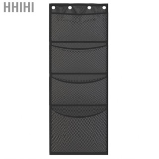 Hhihi Door Hanging Toy 4 Layers Large  Storage Pockets Bag Black for Kids Room