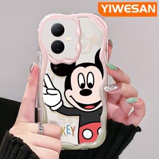 เคสโทรศัพท์มือถือ ซิลิโคนนุ่ม ใส ลายการ์ตูนมิกกี้เมาส์น่ารัก หลากสี สําหรับ VIVO Y76 Y76s Y74s 5G Y36 Y77 Y77E 5G Y78 Y78+ 5G IQOO Z6 Lite 5G