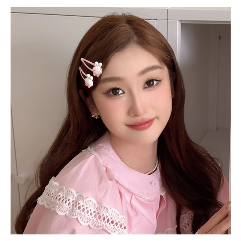 กิ๊บติดผมหน้าม้า รูปการ์ตูนกระต่ายน่ารัก สําหรับผู้หญิง จํานวน 1 ชิ้น - รูปที่ 2