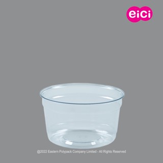 eici ถ้วยขนม 100 g. ความจุ 280 ml. 9.5 x 5.38 ซม. พลาสติก PET (F95) ตราอีซี่ ถ้วยอีซี่ ถ้วยใส โรงงานเดียวกับ epp