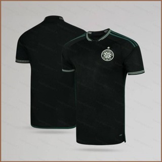 เสื้อยืดแขนสั้น ลายทีมชาติฟุตบอล Celtic Away HQ1 2023-2024 พลัสไซซ์ QH1