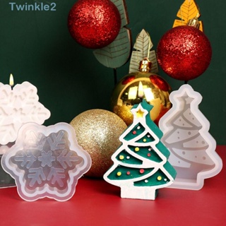 Twinkle แม่พิมพ์ซิลิโคน รูปเกล็ดหิมะ สําหรับทําเทียน สบู่ แฮนด์เมด DIY