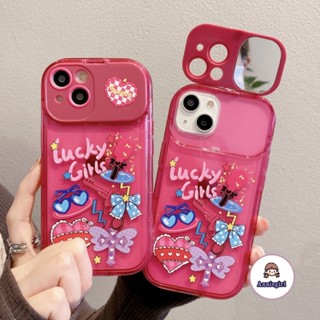 เคสโทรศัพท์มือถือ TPU นิ่ม แบบฝาพับ ป้องกันเลนส์กล้อง ลายกราฟฟิตี้ ดอกกุหลาบ สีแดง สําหรับ IPhone 11 14 Pro Max 13 13 Pro 12Promax