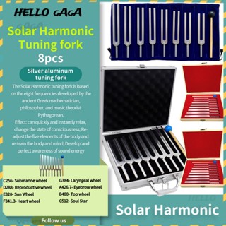 Tuning fork🔔Solar Harmonic ส้อมจูนเสียงโยคะ อลูมิเนียมอัลลอย พลังงานแสงอาทิตย์ 256HZ 288 320 341.3 384 426.6 480 512