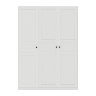 Koncept furniture ตู้เสื้อผ้าบานเปิด รุ่น Blox สีขาว (150x59x210 ซม.)