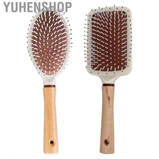 Yuhenshop Cushion Hair Brush  Professional Compact Detangling  Safe Prevent Static for Home Girl