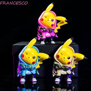 Francesco โมเดลตุ๊กตาฟิกเกอร์ PVC โปเกม่อน Kawaii ของเล่นสําหรับเด็ก