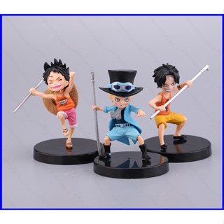 ฟิกเกอร์ One Piece Luffy Ace Sabo Brotherhood Kid Version PG1 ของเล่นสําหรับเด็ก