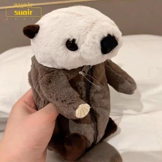 Suair Sloth กระเป๋าดินสอ ผ้ากํามะหยี่ขนนิ่ม สําหรับใส่เครื่องเขียน