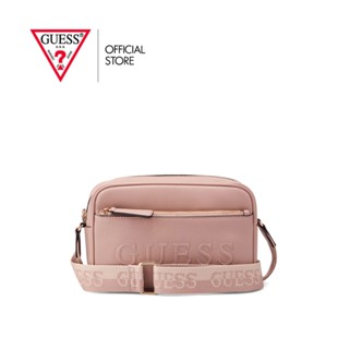 GUESS กระเป๋าสะพายผู้หญิง รุ่น LG906470 NEMY MINI CROSSBODY ZIP สีชมพู