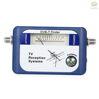 Dvb-t เครื่องวัดสัญญาณดาวเทียมดิจิทัล พร้อมเข็มทิศ ระบบรับสัญญาณทีวี ~N.S.